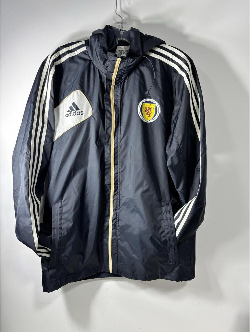 National Scotland Football Jacket Adidas Soccer 2011/2012 Training Size M Read